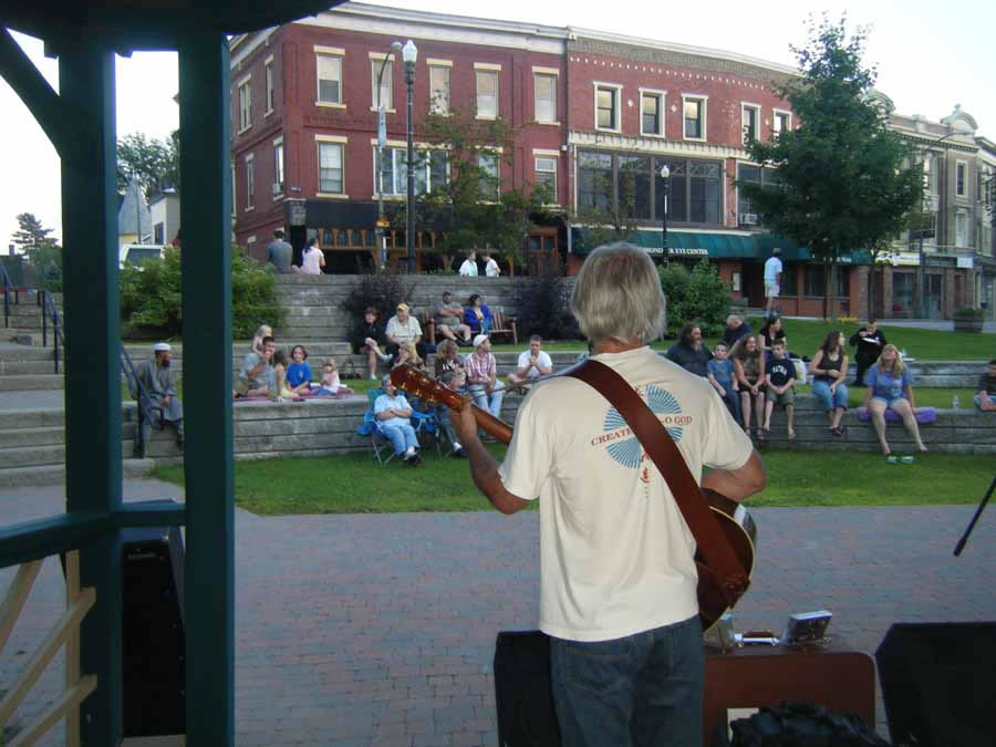 NY - Saranac Lake - Gazebo Audience
