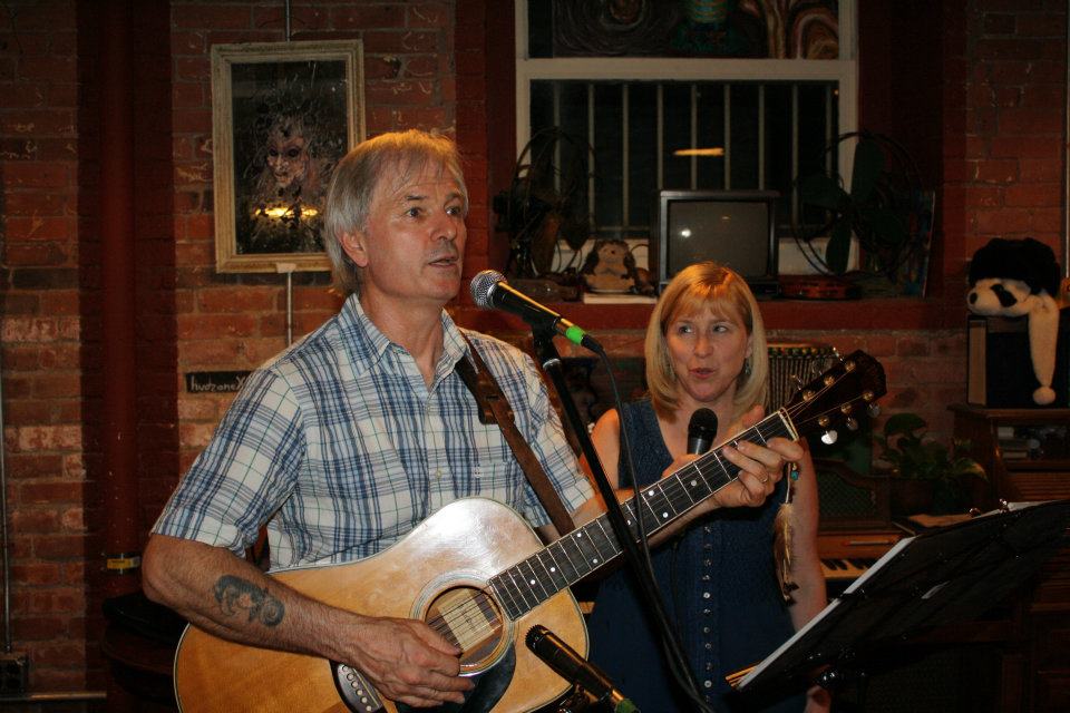 Howie and Kathleen — at Hudson River Coffee House.